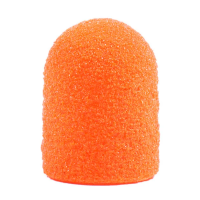 Колпачок абразивный Manita Professional d=10мм 80 грит, 15мм, на хлопк.основе, оранжевый 10шт/уп