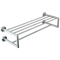 Полка для полотенец Nofer Niza матовая, с 4 креплениями, 16854.S