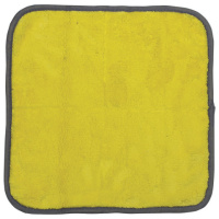 Салфетка хозяйственная Laima желто-серая, 35х35см, микрофибра, 604686