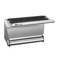 Держатель туалетной бумаги Merida Stella R с полкой, матовый