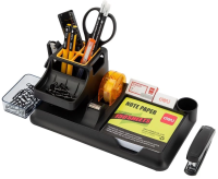 Органайзер настольный Deli E38252A 260x103x150мм черный