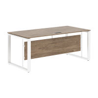 Стол руководителя EST 189 Кария Пальмира/Белый 1800х900х750 ENIO