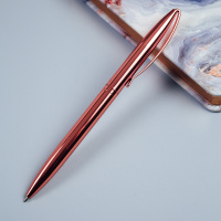 Ручка шариковая автоматическая MESHU 'Rose gold' синяя, 1,0мм