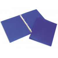 Папка на 4-х кольцах А4 Bantex синяя, 25мм, 1355-01