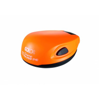 Оснастка карманная круглая Colop Stamp Mouse R40 d=40мм, оранжевый неон