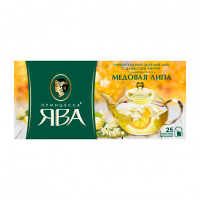 Чай Принцесса Ява Медовая липа, зеленый, 25 пакетиков