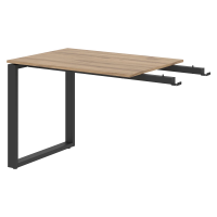 Брифинг-приставка EB 1070 Дуб Денвер светлый/Антрацит 1000х700х750 ENIO