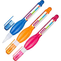 Корректирующая ручка 5 мл Attache пластиковый наконечник цвет ассорти