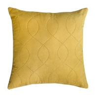 Подушка 23rd Avenue Ультрастеп горчичная замша, 45 x 45см