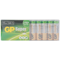 Батарейка Gp Super AA, (LR06) 15A алкалиновая, 10шт/уп