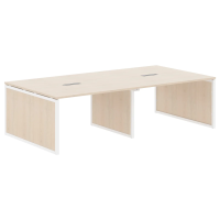 Конференц стол XQPSCT 2714 Бук Тиара/Белый 2720х1406х750 XTEN-QP