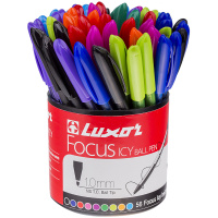 Шариковая ручка Luxor Focus Icy ассорти, 1мм