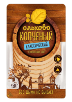 Сыр плавленый Ольхово копченый нарезка 40%, 125г