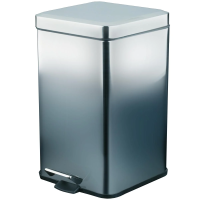 Мусорное ведро с педалью Nofer нерж.сталь 12л, глянцевое, 09111.12.B