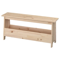 Скамья-подставка Brabix Scandi Wood SC-003 сосна, 1000х250х450мм