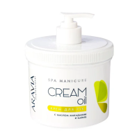 Крем для рук Aravia Cream Oil, 550мл, с маслом макадамии и карите