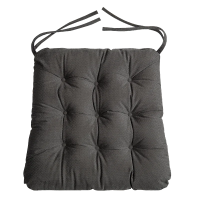 Tarrington House Подушка для мебели темно-серая с тафтингом 40/36 x 38 x 6см