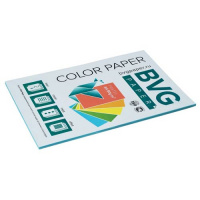 Цветная бумага для принтера Bvg Pastel голубая, А4, 50 листов, 80г/м2