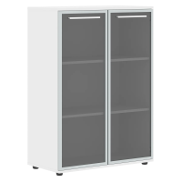 Шкаф средний широкий EMCS 85.7 Белый/Белый 852х430х1199 EDIS