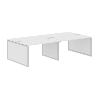 Стол 4-х местный XQPWST 2814 Белый/Алюминий 2800х1406х750 XTEN-QP