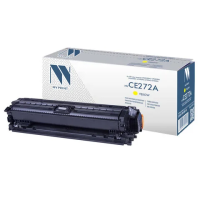 Картридж лазерный NV PRINT (NV-CE272A) для HP CP5525dn/CP5525n/M750dn/M750n, желтый, ресурс 15000 ст