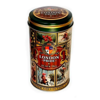 Чай Лондон Прайд Новогодняя коллекция Коллаж, черный, листовой, 100г, ж/б
