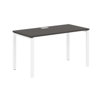 Стол прямой EUST 1367 Мокко/Белый 1360х670х750 EDIS