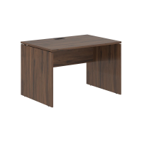 Стол прямой EDST 1180 Дуб Денвер тёмный/Черный 1160х800х750 EDIS