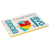 Цветная бумага для принтера Bvg интенсив желтая, А4, 50 листов, 80г/м2