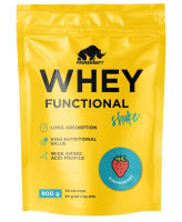 Коктейль Prime Kraft Whey Shake клубника, 900г