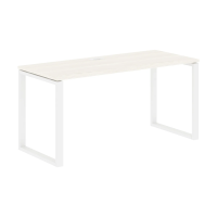 Стол прямой EQST 1567 Ясень Траун/Белый 1560х670х750 EDIS