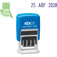 Датер автоматический Colop Printer 3.8мм, русские буквы, S120