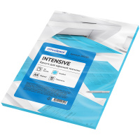 Цветная бумага для принтера Officespace Intensive голубая, А4, 50 листов, 80г/м2