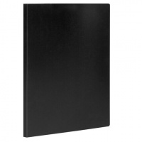 Пластиковая папка с зажимом Staff черная, до 100 листов