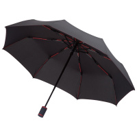 Зонт складной AOC Mini с цветными спицами ver.2 красный
