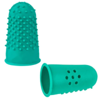 Напальчник резиновый Staff D=17мм, зеленый, 10шт/уп