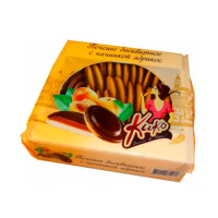 Печенье Кико в темной глазури абрикос, 600г