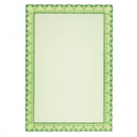 Сертификат-бумага Decadry зеленая волна, А4, 115г/м2, 70 листов