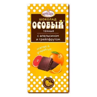 Шоколад Крупской Особый с апельсином и грейпфрутом, 90г