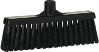 Щетка для пола Vikan 310мм, средний ворс, для подметания, черный, 31669