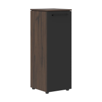 Шкаф колонка с глухой средней дверью MMC 42.1 Антрацит/Дуб Денвер темный 429х423х1188 MORRIS TREND