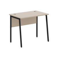 Стол прямой СП-1.1P Мокачино/Черный 900х608х755 IMAGO PLUS