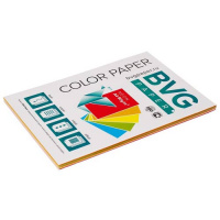 Цветная бумага для принтера Bvg Neon 5 цветов, А4, 100 листов, 80г/м2