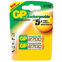 Аккумулятор Gp AA/HR6 NiMH, 2шт/уп, 2100mAh