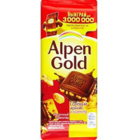 Шоколад ALPEN GOLD крекер-соленый арахис, 85г