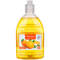 Жидкое мыло с дозатором Officeclean апельсин, 500мл, пуш-пул