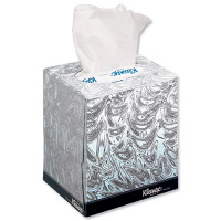 Косметические салфетки Kimberly-Clark Kleenex 90шт, 21х20см, 2 слоя, белые