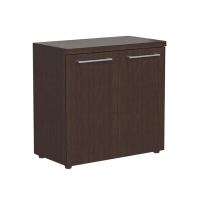 Шкаф низкий Skyland Alto ALC 85.1, венге магия, 850х456х830мм, с глухими малыми дверьми, с топом