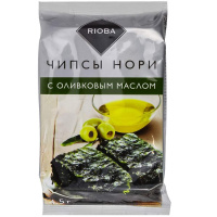 Чипсы Rioba Нори с оливковым маслом, 4.5г