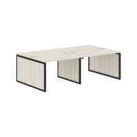 Стол 4-х местный XQPWST 2414 Сосна Эдмонт/Антрацит 2400х1406х750 XTEN-QP